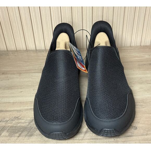 Skechers Men’s Equalizer 4.0 Swift Fit Slip-On Sneakers Size 11 Black - Picture 3 of 13